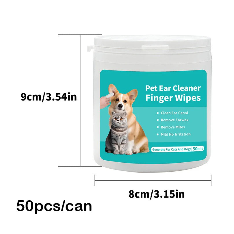 Pet Ear Cleaner Wipes